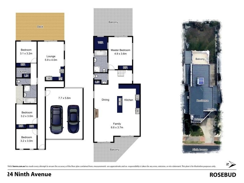 24 Ninth Avenue, Rosebud VIC 3939 Floorplan