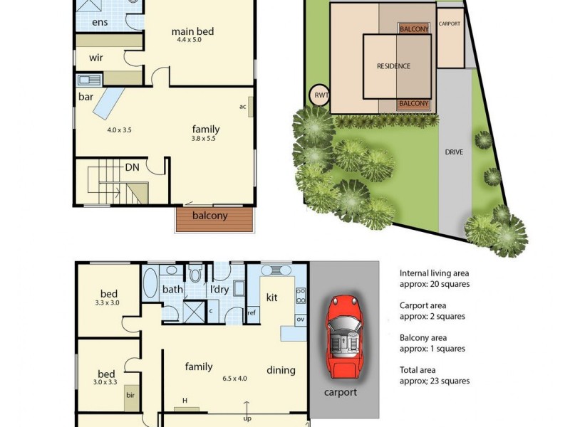 21 Wattle Road, Mccrae VIC 3938 Floorplan