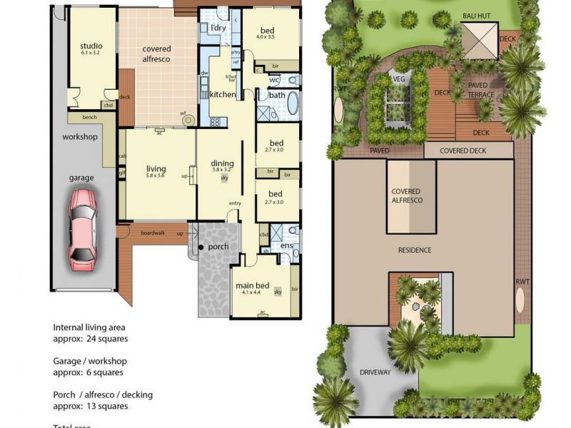 2 Chunar Grove, Mccrae VIC 3938 Floorplan