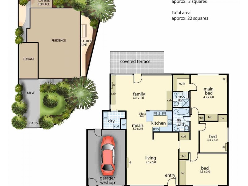 14 Denning Court, Rosebud VIC 3939 Floorplan
