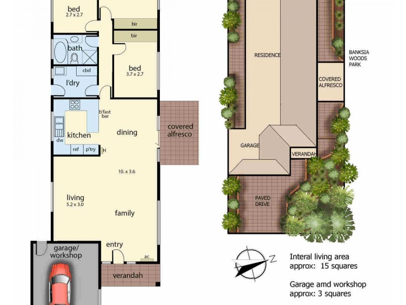 2 Banksia Place, Rosebud VIC 3939 Floorplan