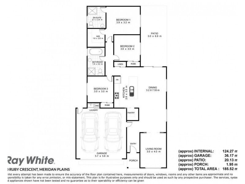20 Ruby Crescent, Meridan Plains QLD 4551 Floorplan