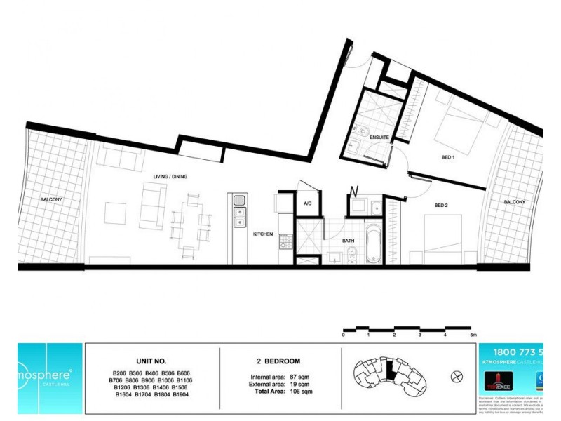 B906 299-309 Old Northern Road, Castle Hill NSW 2154 Floorplan