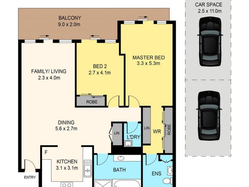 908/12 Pennant Street, Castle Hill NSW 2154 Floorplan