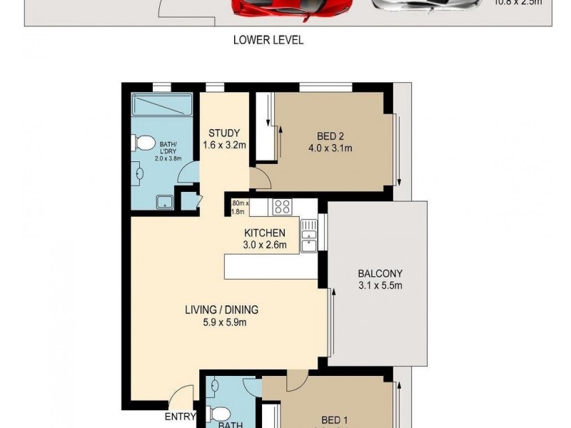 5/20 Love Street, Bulimba QLD 4171 Floorplan