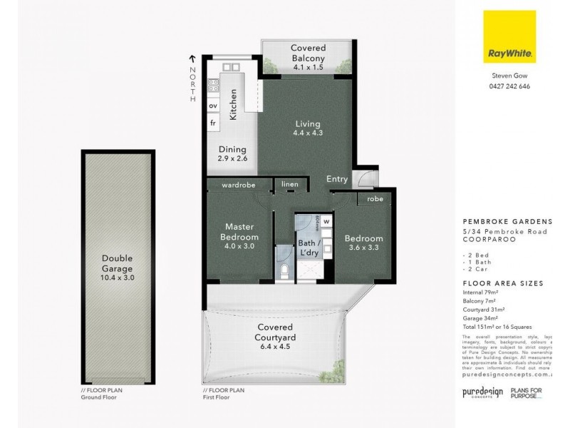 5/34 Pembroke Road, Coorparoo QLD 4151 Floorplan