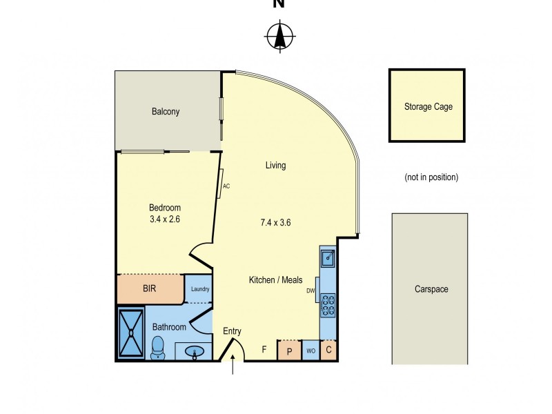 222/218 Bay Road, Sandringham VIC 3191 Floorplan