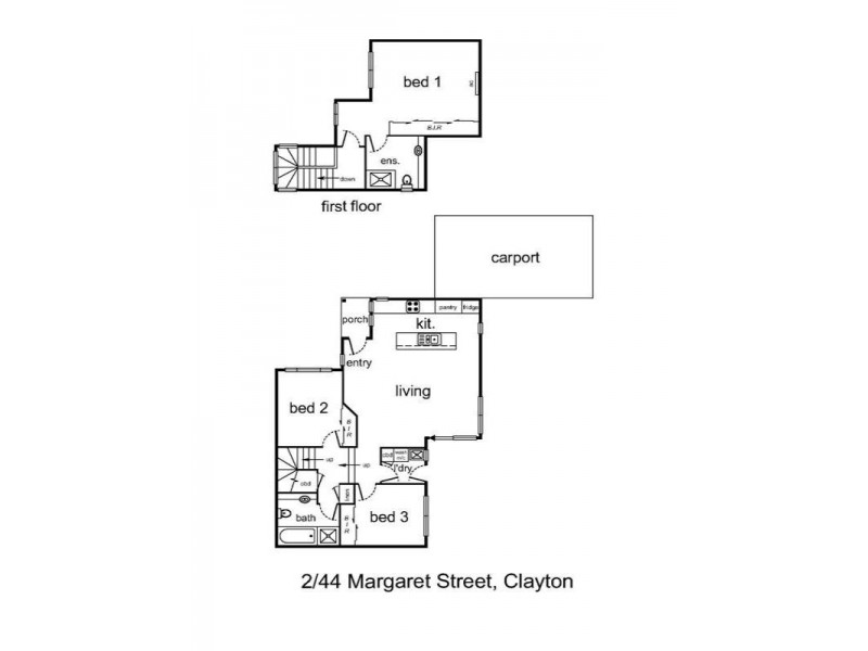 2/44 Margaret Street, Clayton VIC 3168