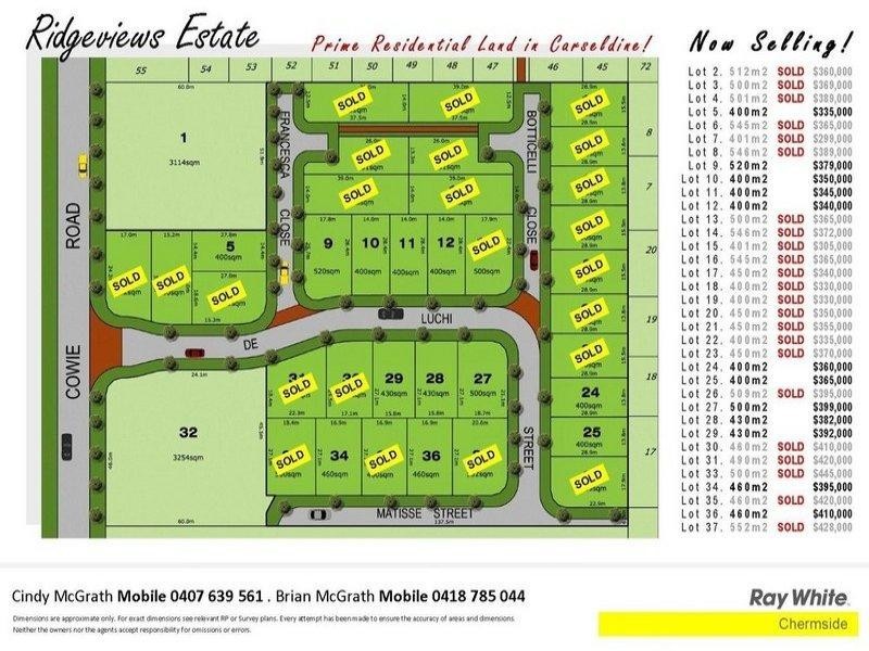 Lots 2-37 Ridgeviews Estate, Carseldine QLD 4034