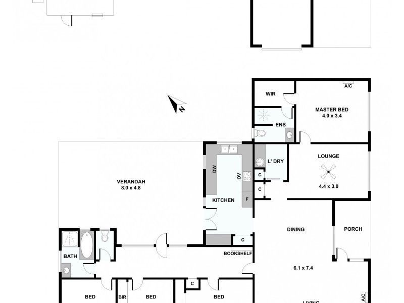 43 Farrell Flat Road, Clare SA 5453 Floorplan