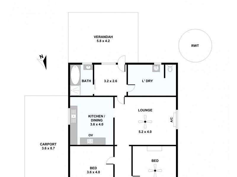 58 Edith Terrace, Balaklava SA 5461 Floorplan