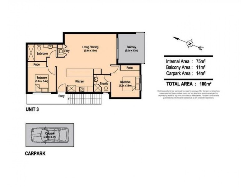 3/90 Ryans Road, Nundah QLD 4012 Floorplan