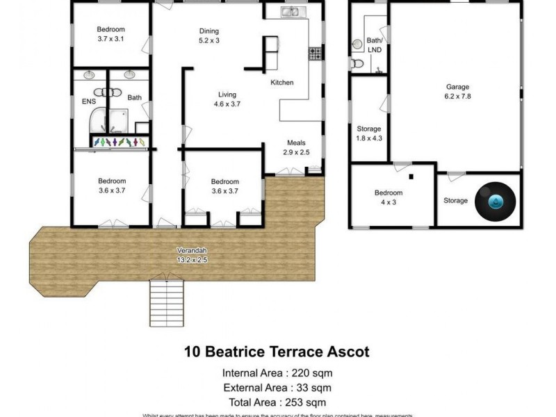 10 Beatrice Terrace, Ascot QLD 4007 Floorplan