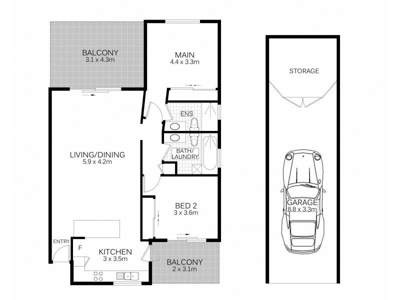 6/33 Franz Road, Clayfield QLD 4011 Floorplan
