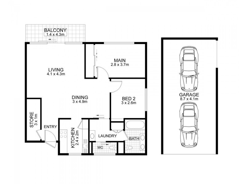 1/26 London Road, Clayfield QLD 4011 Floorplan