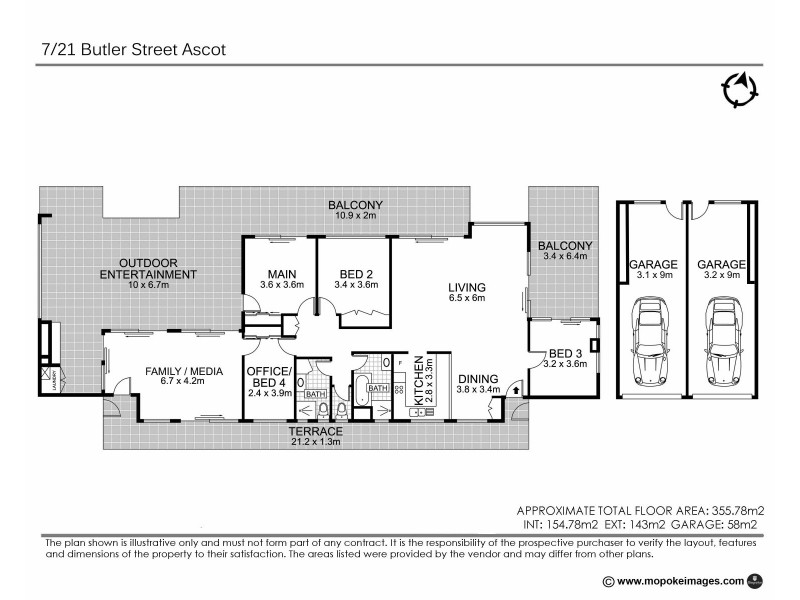 7/21 Butler Street, Ascot QLD 4007 Floorplan