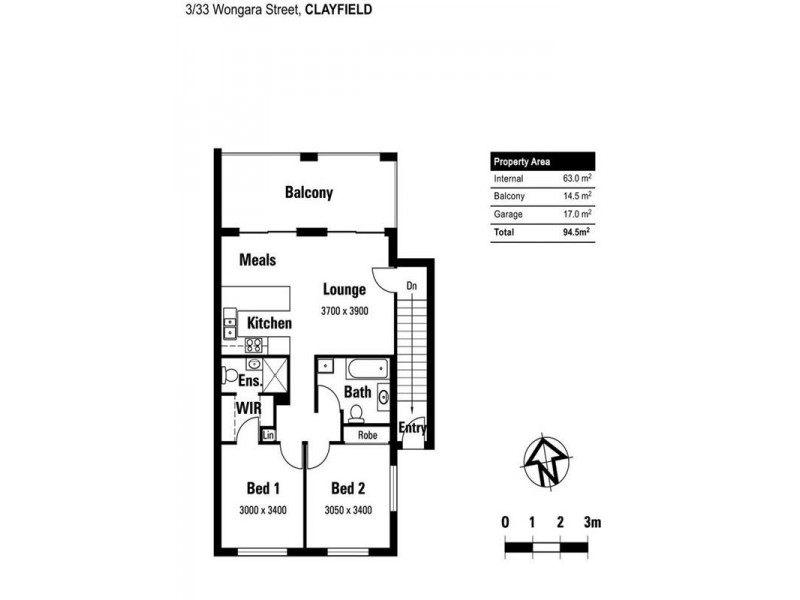 3/33 Wongara Street, Clayfield QLD 4011