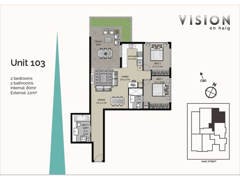 2/24 Haig Street, Coorparoo QLD 4151