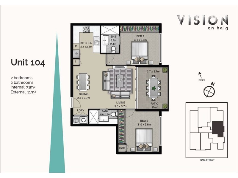 2/24 Haig Street, Coorparoo QLD 4151
