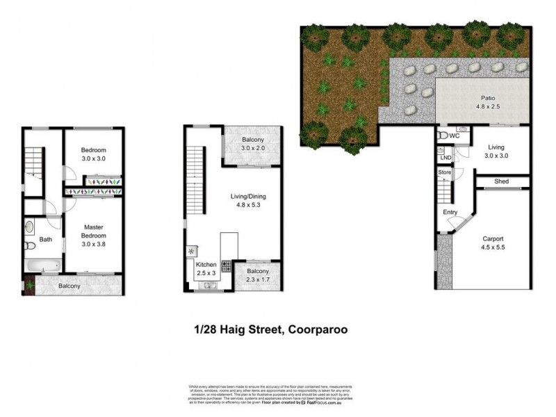 1/28 Haig Street, Coorparoo QLD 4151 Floorplan