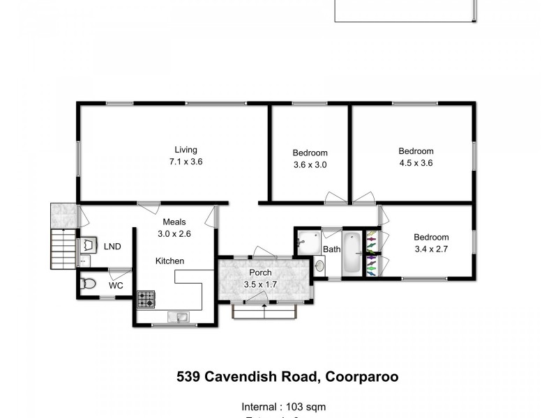 539 Cavendish Road, Coorparoo QLD 4151 Floorplan