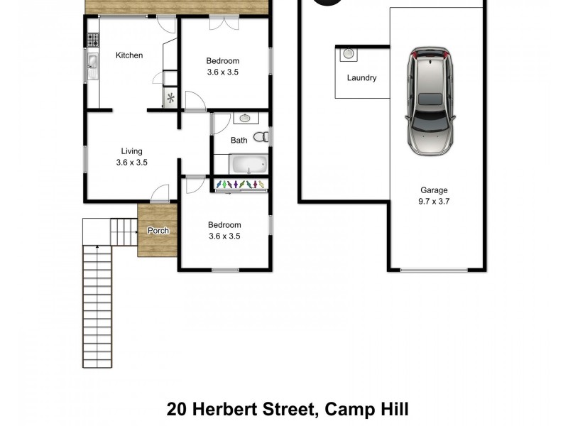 20 Herbert Street, Camp Hill QLD 4152 Floorplan