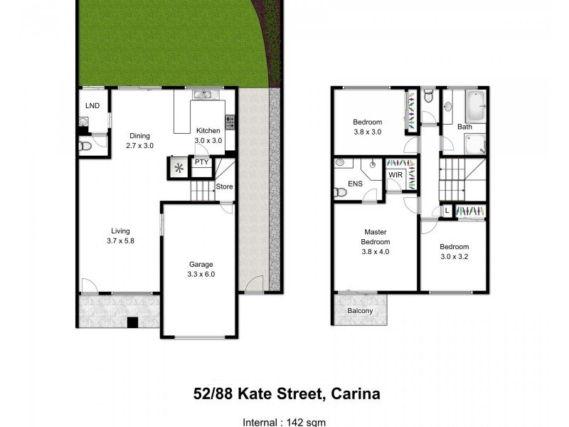 52/88 Kate Street, Carina QLD 4152 Floorplan