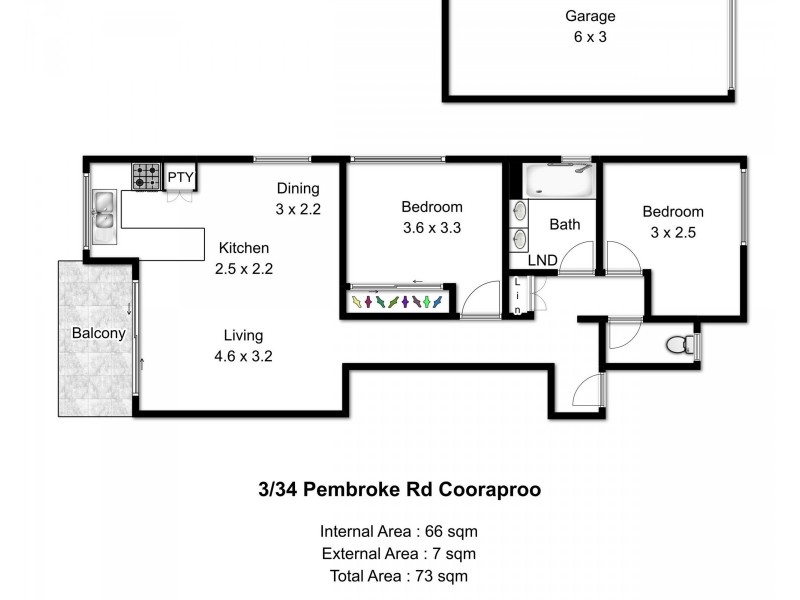 3/34 Pembroke Road, Coorparoo QLD 4151