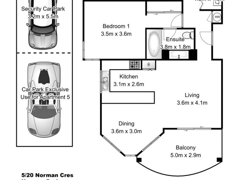5/20 Norman Crescent, Norman Park QLD 4170 Floorplan