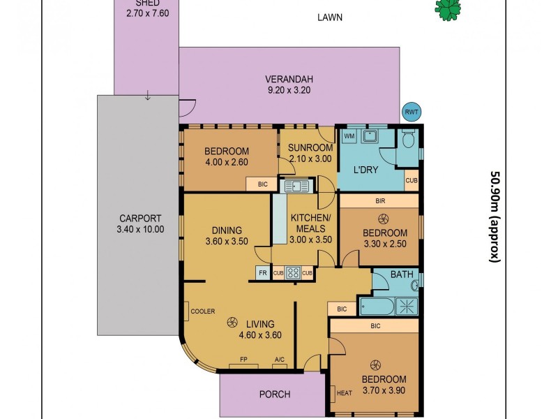 27 Bower Street, Woodville SA 5011 Floorplan