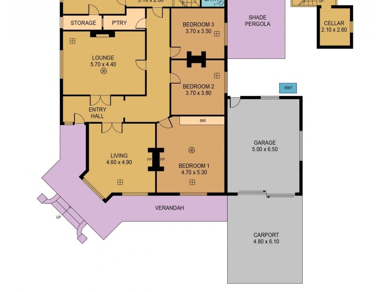 34 Euston Terrace, Croydon SA 5008 Floorplan