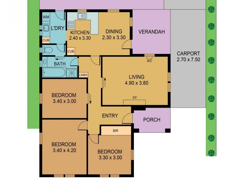 19 Nyonga Avenue, Croydon Park SA 5008 Floorplan
