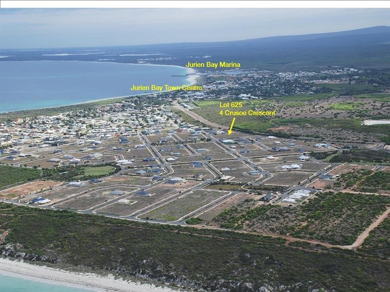 Lot 625, 4 Crusoe Crescent, Jurien Bay WA 6516