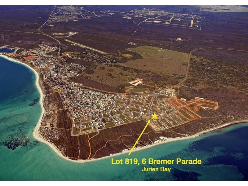 Lot 819, 6 Bremer Parade, Jurien Bay WA 6516