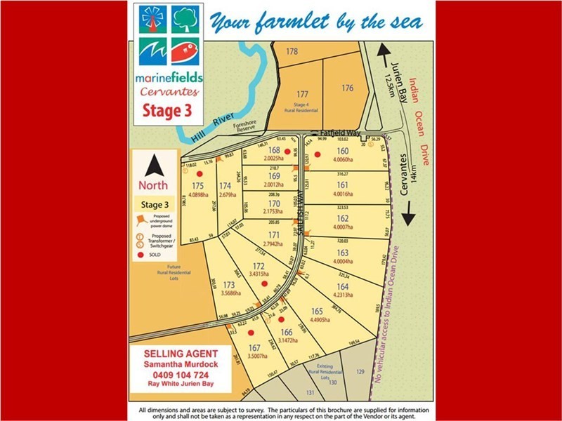 Lots 161 – 174 Marine Fields Stage 3, Jurien Bay WA 6516