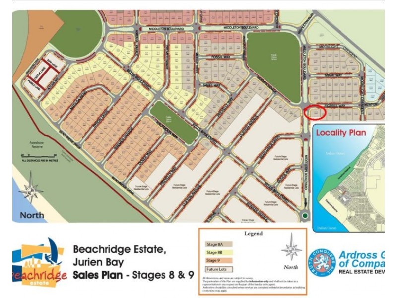 Lot 1214, 61 Middleton Boulevard, Jurien Bay WA 6516