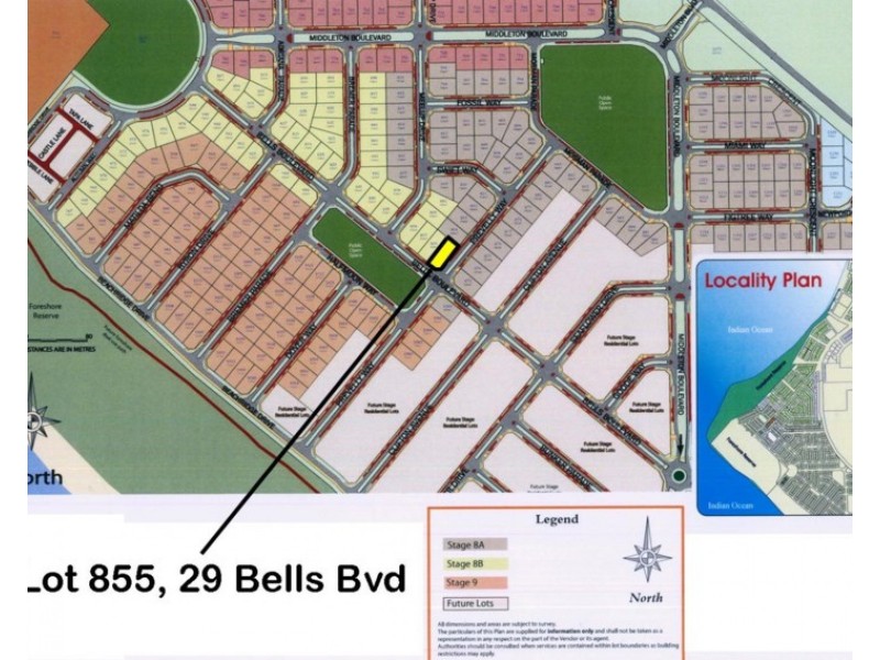 Lot 855, 29 Bells Boulevard, Jurien Bay WA 6516