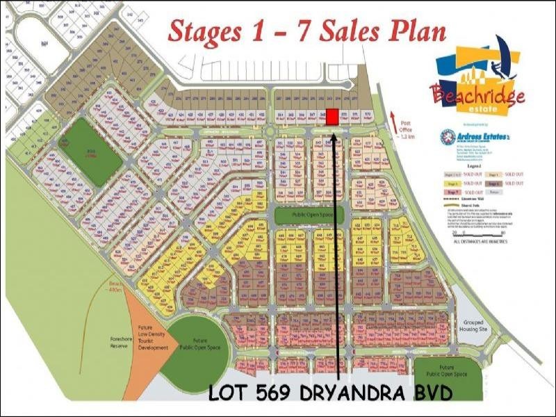 Lot 569, 8 Dryandra Boulevard, Jurien Bay WA 6516