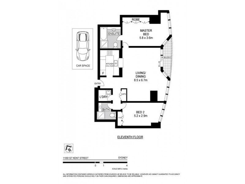 1105/127 Kent Street, Sydney NSW 2000