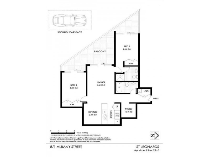 8/1 Albany Street, St Leonards NSW 2065