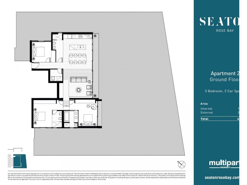 2/687 New South Head Road, Rose Bay NSW 2029 Floorplan