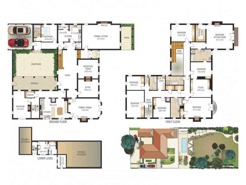 14 Ginahgulla Road, Bellevue Hill NSW 2023 Floorplan