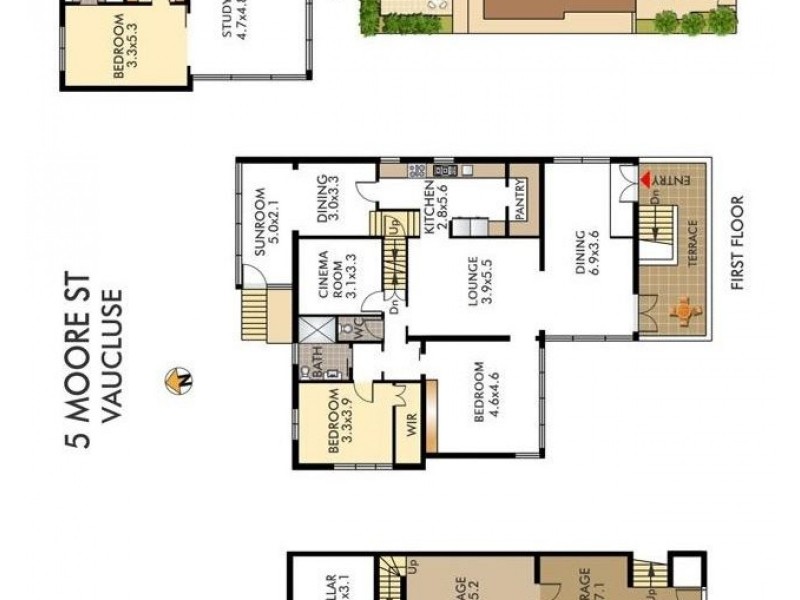 5 Moore Street, Vaucluse NSW 2030 Floorplan