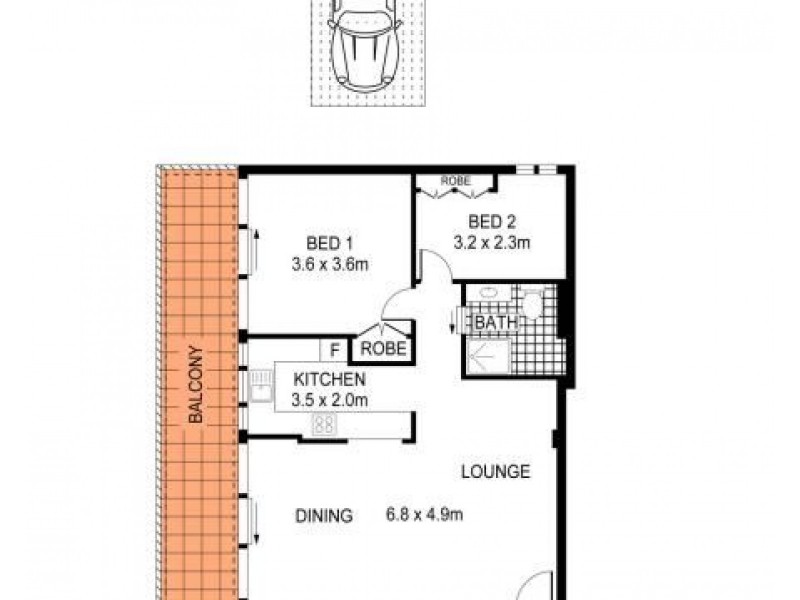 12/20 Boronia Street, Kensington NSW 2033 Floorplan