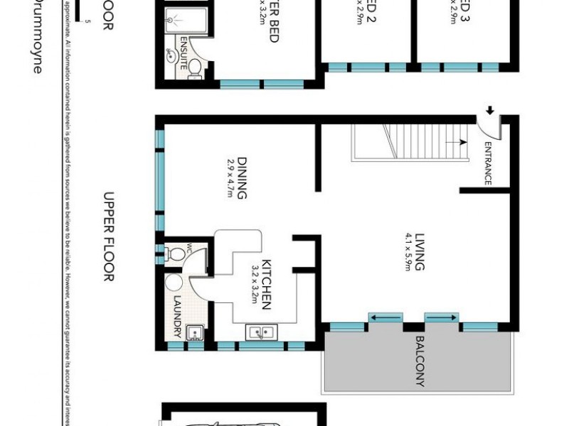 2/1 Raglan Street, Drummoyne NSW 2047 Floorplan