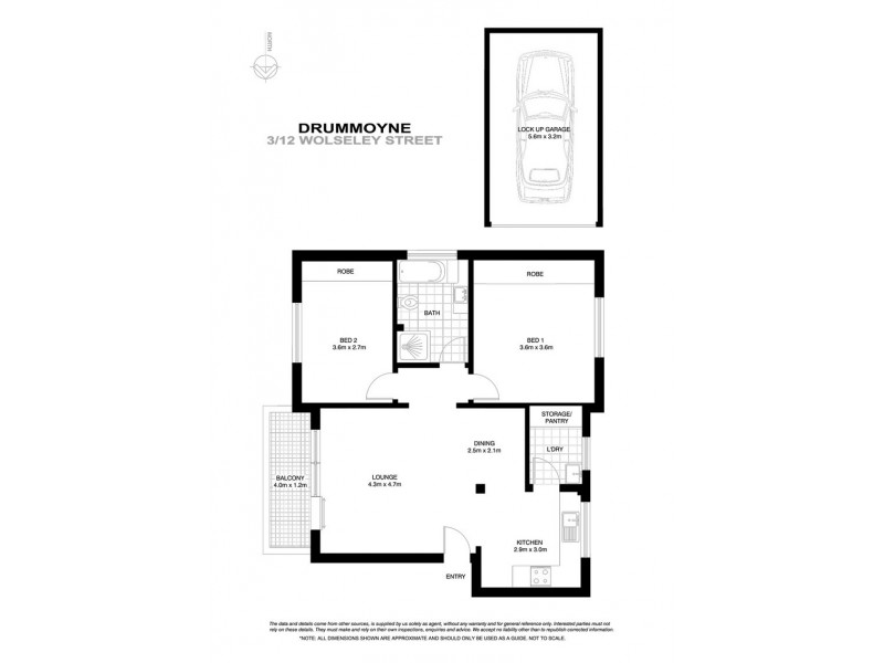 3/12 Wolseley Street, Drummoyne NSW 2047