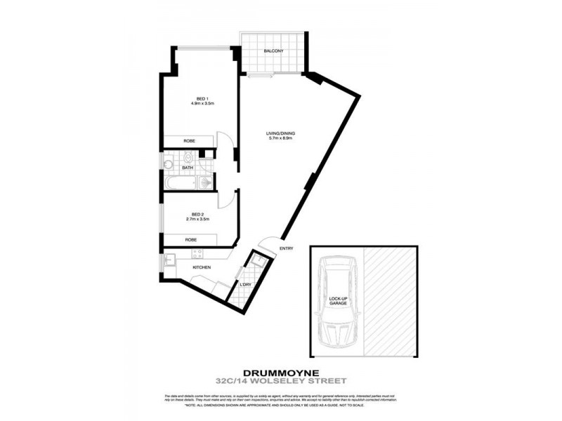 32c/14 Wolseley Street, Drummoyne NSW 2047