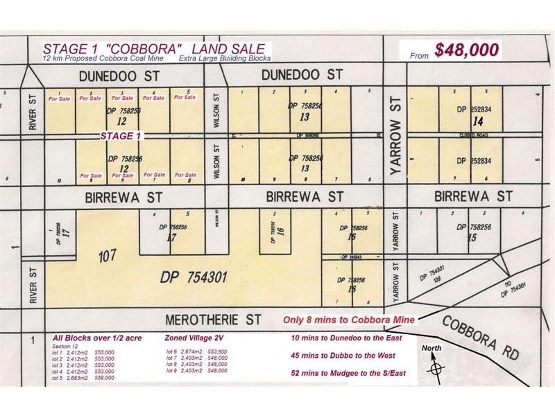 Lots 1-9 Sect 12, Cobbora Village, Dunedoo NSW 2844