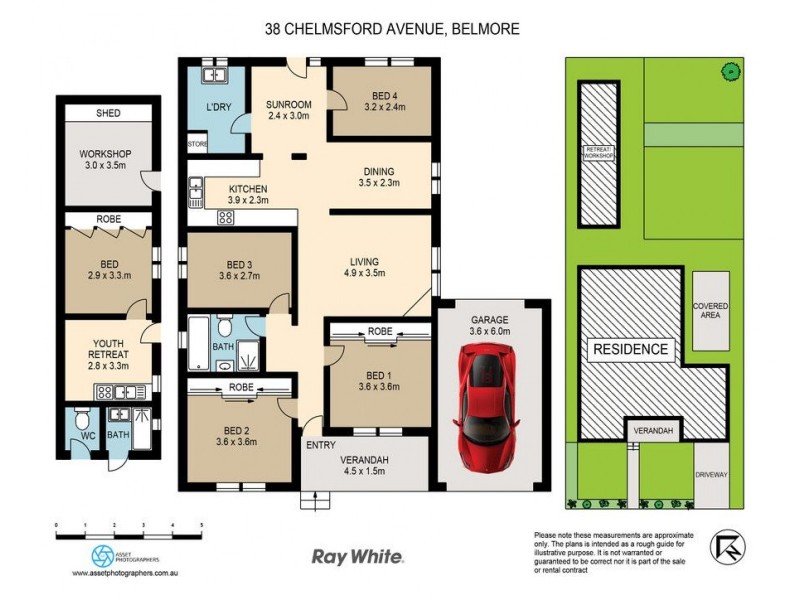 38 Chelmsford Avenue, Belmore NSW 2192 Floorplan