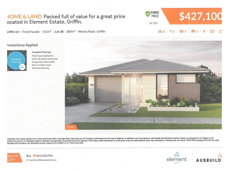 L: 34 to L: 57 Wesley Road, Griffin QLD 4503